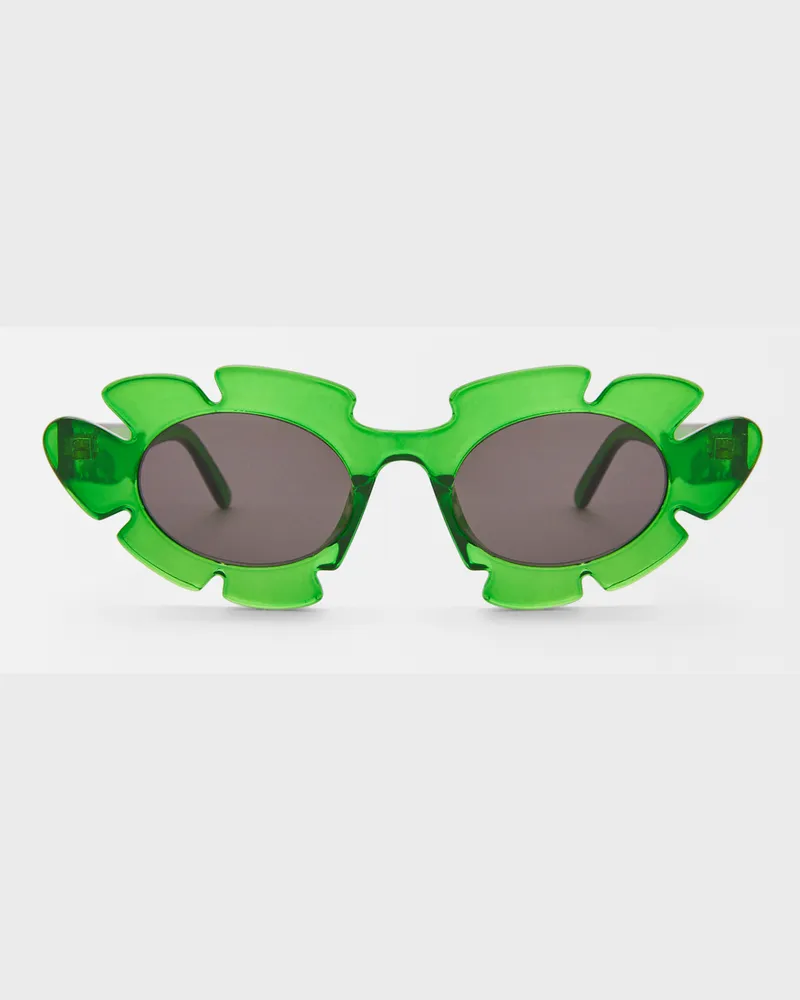 Loewe Flower Sunglasses Mujer Transparent