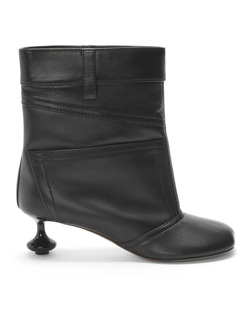 Loewe Luxury Toy-ankle bootie in lambskin Black