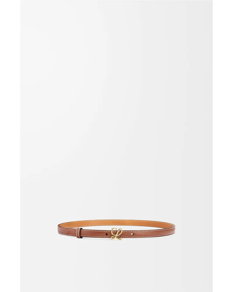 Loewe Belt In Leather skin Size Mujer Tan