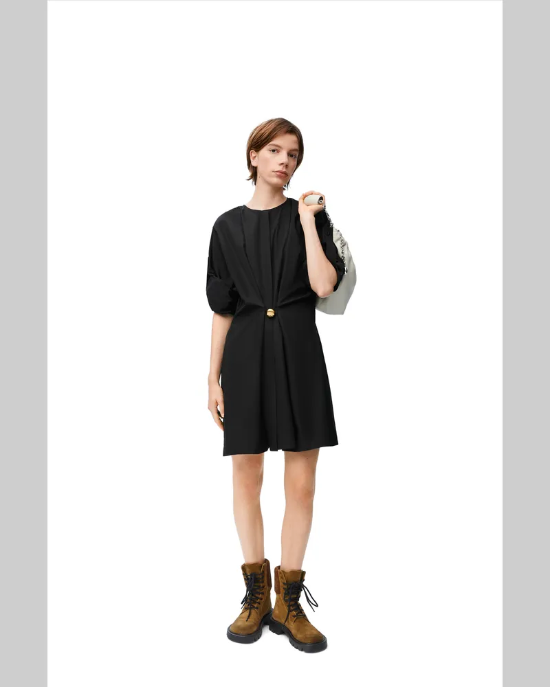 Loewe Luxury Pebble dress in cotton Black