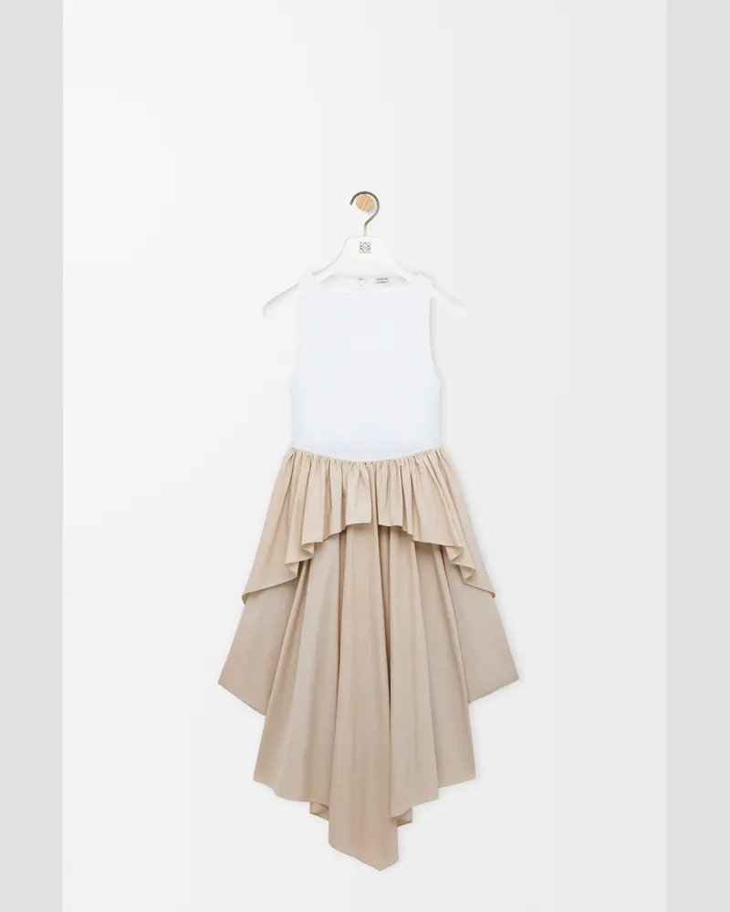 Loewe Dress In Cotton Size Mujer White