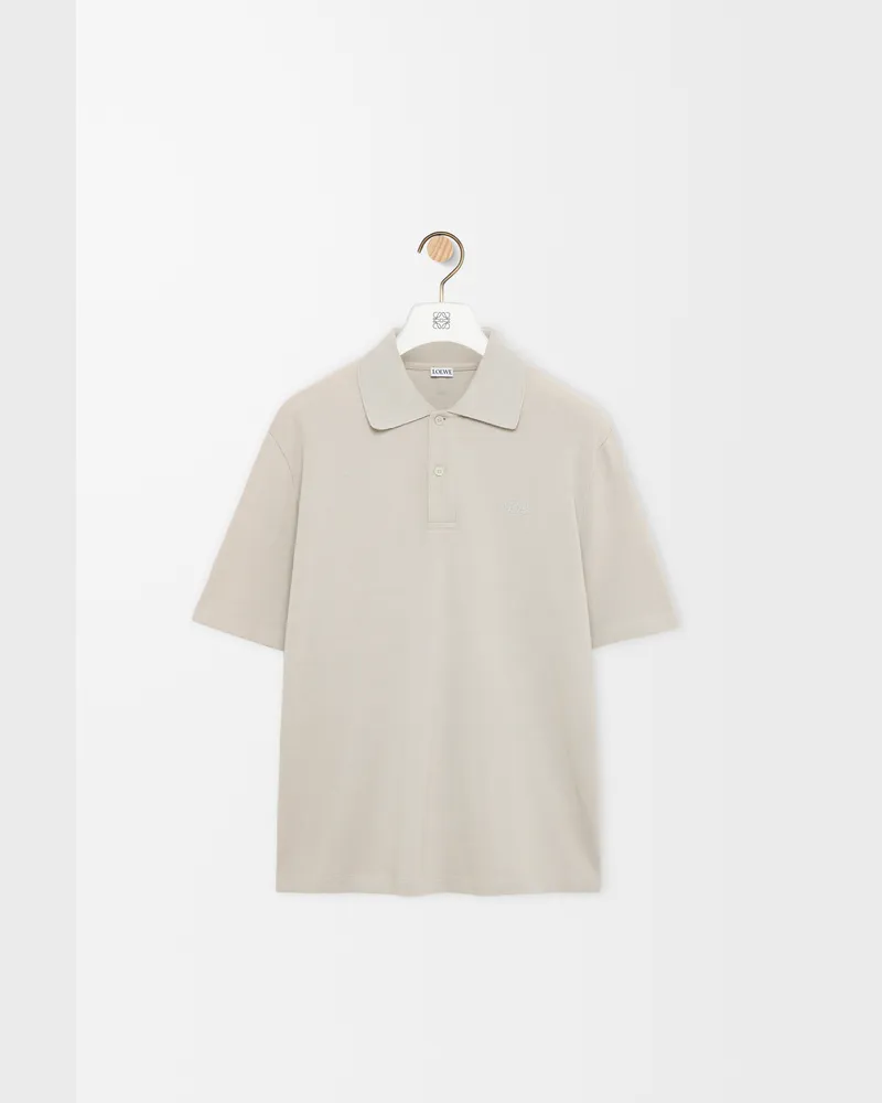 Loewe Polo In Cotton Size Hombre Grey