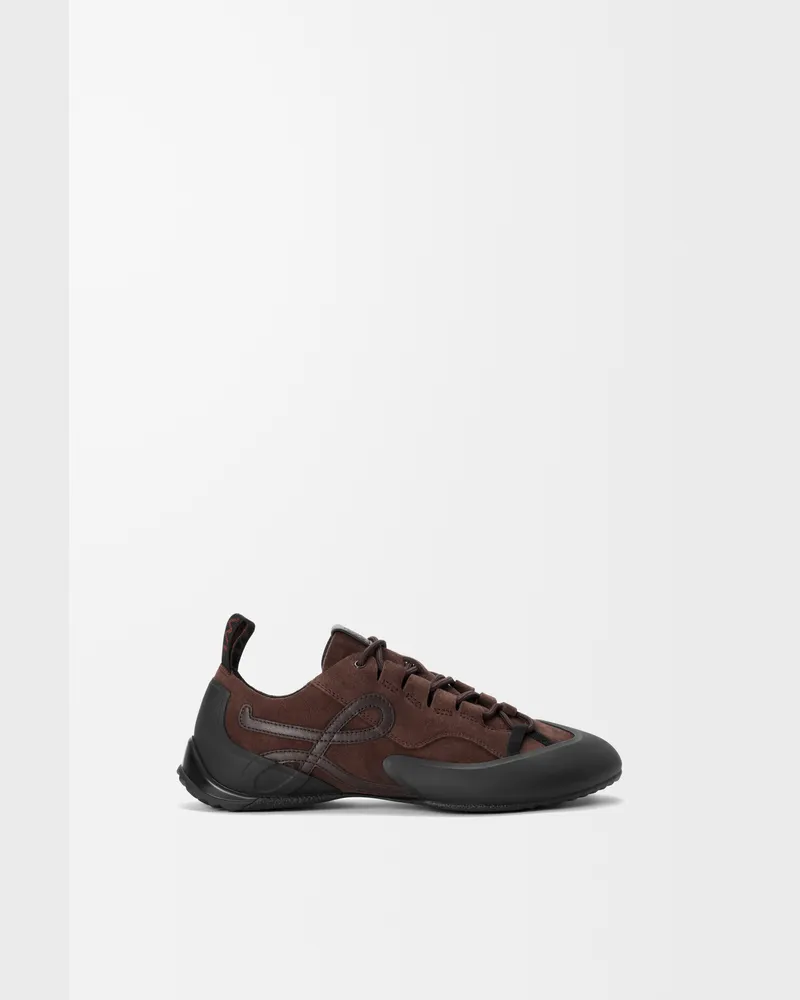 Loewe Grip Sneaker In Suede Leather skin Size Hombre Dark