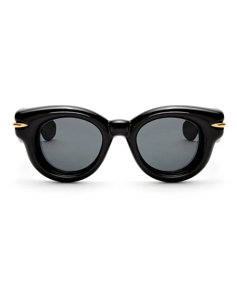 Loewe Luxury Inflated round sunglasses in nylon Shiny