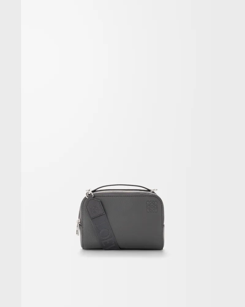 Loewe Mini Crossbody Camera Bag In Soft Grained Leather skin Hombre Anthracite