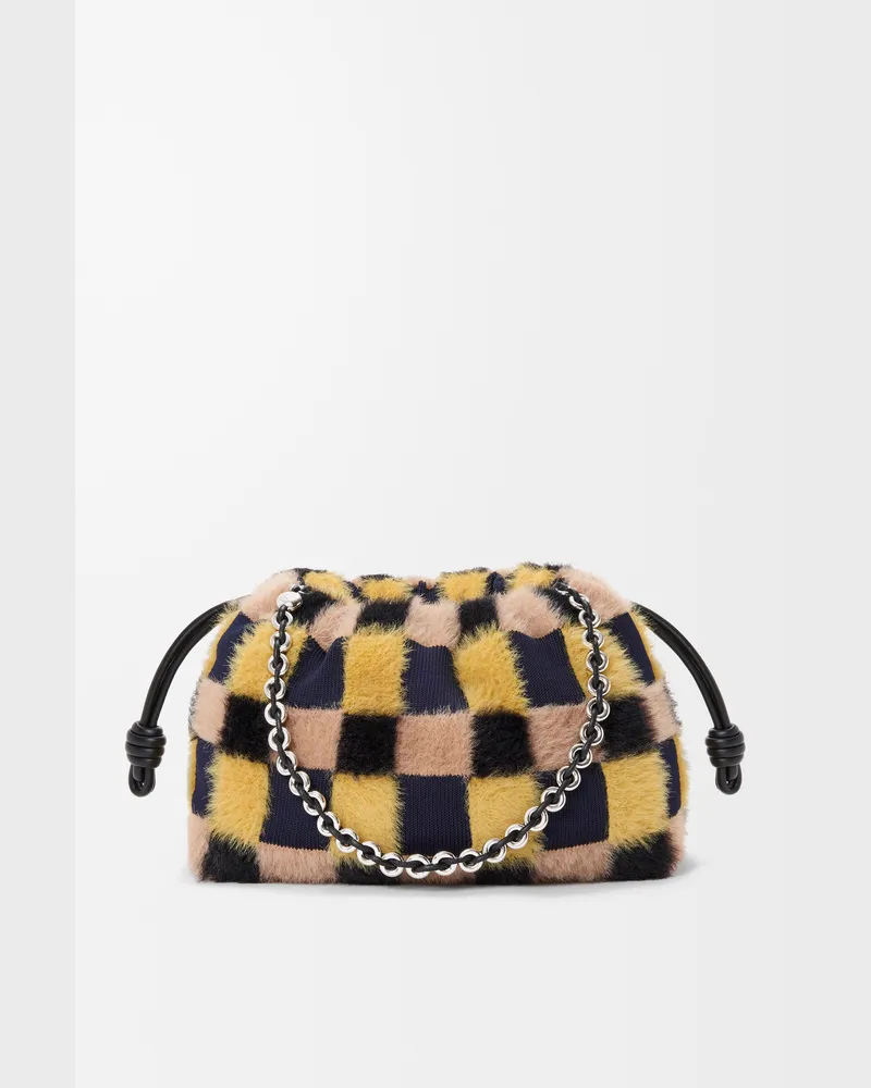 Loewe Medium Flamenco Purse In Jacquard Knit Mujer Multicolor