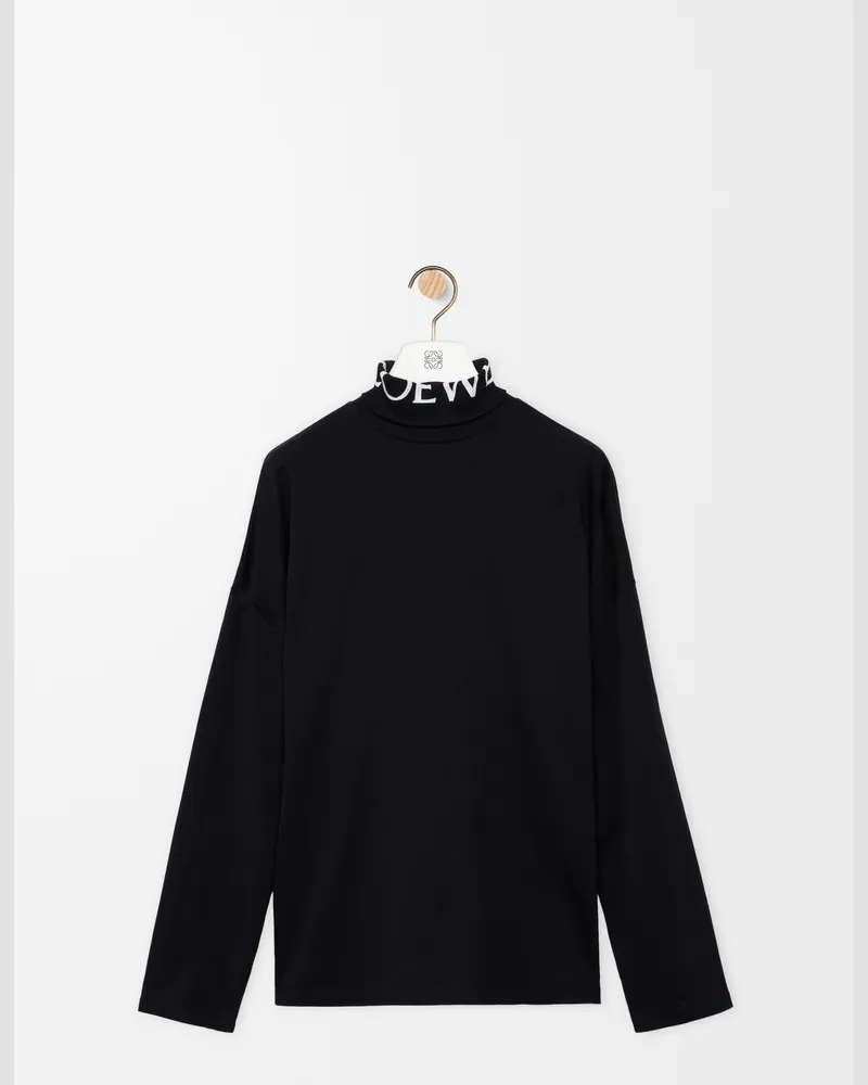 Loewe Top In Cotton Size Mujer Black