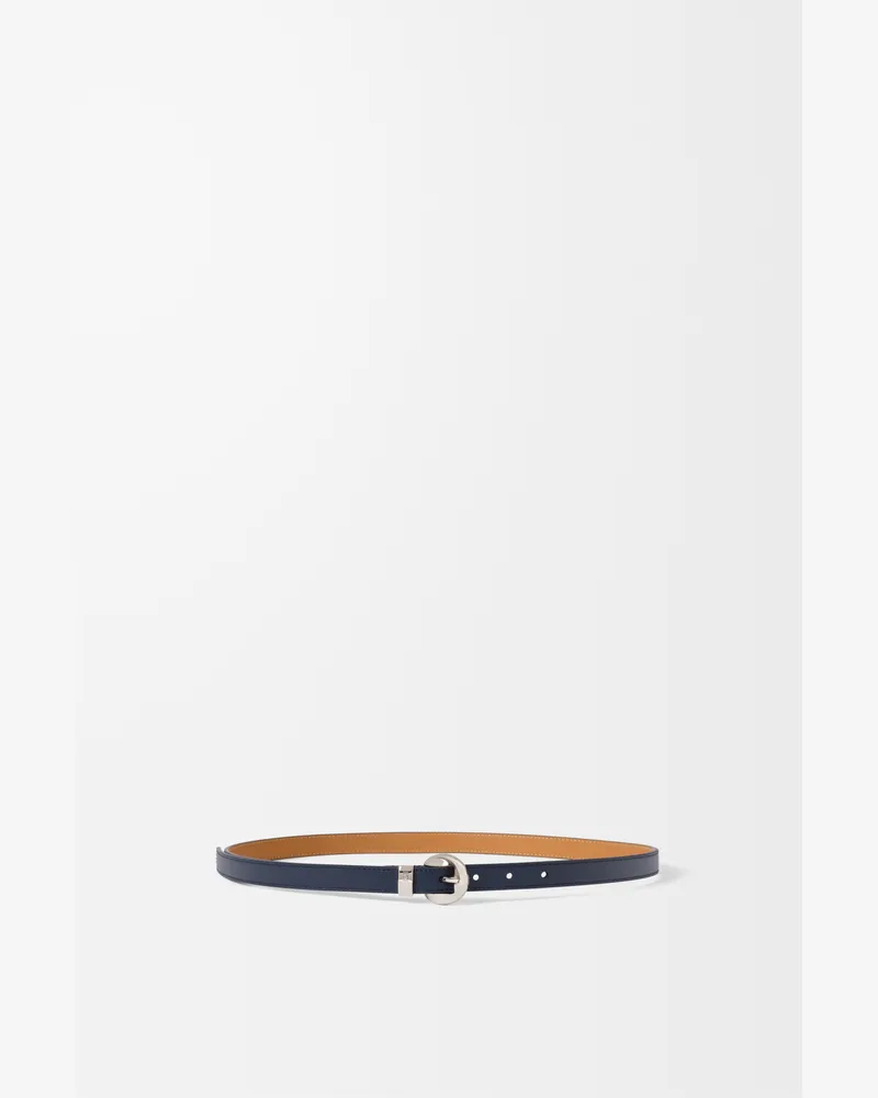 Loewe Pebble Belt In Leather skin Size Mujer Deep