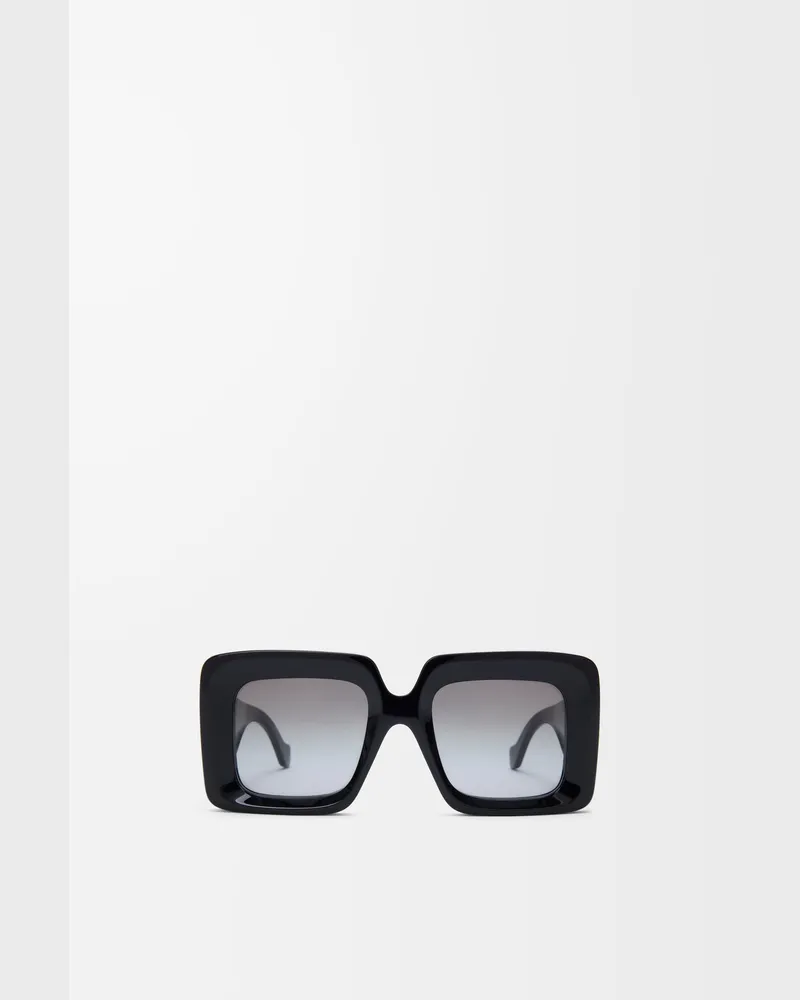 Loewe Beveled Square Maxi Anagram Sunglasses Mujer Black