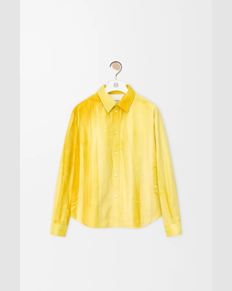 Loewe Shirt In Nappa Lambskin Size Mujer Yellow