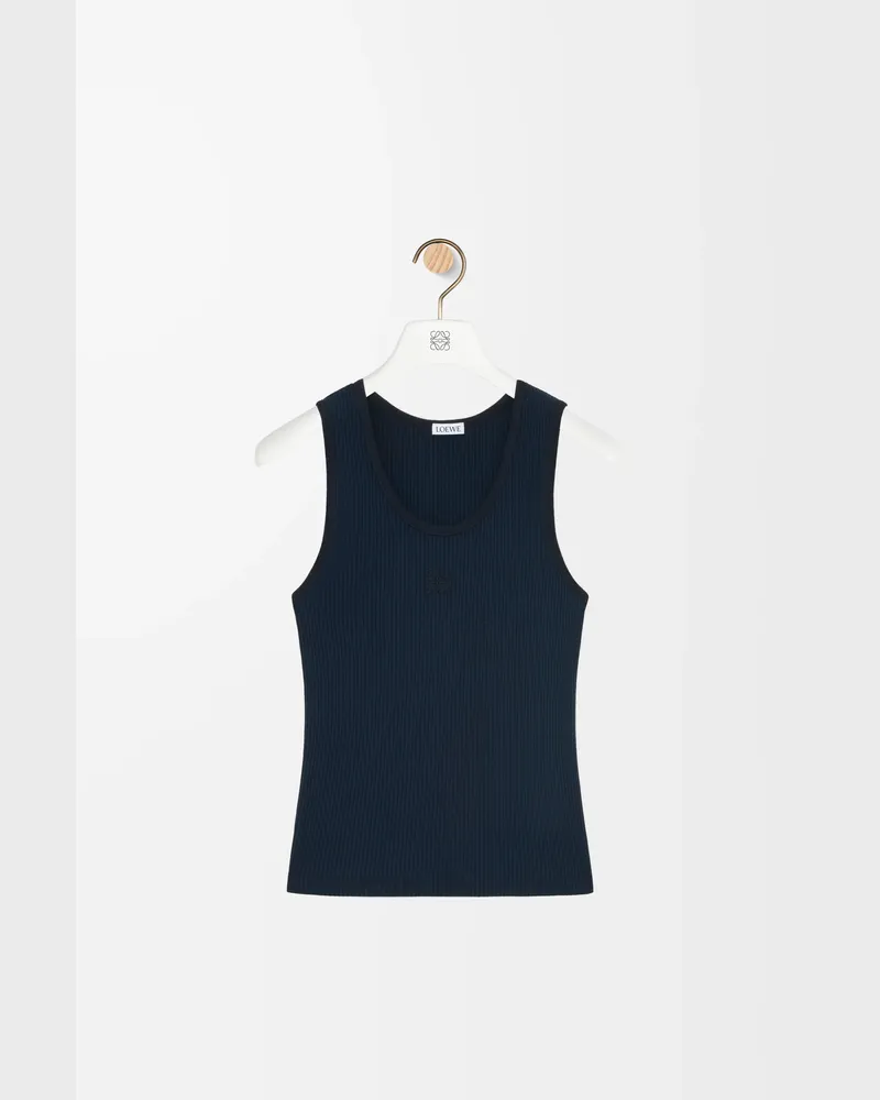 Loewe Tank Top In Silk Size Mujer Deep