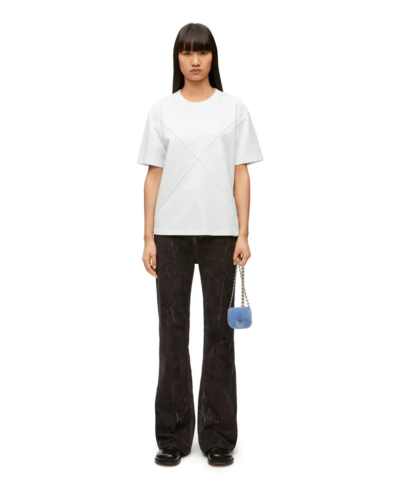 Loewe Luxury Puzzle Fold relaxed fit T-shirt in cotton White