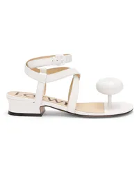 Loewe Luxury Calle Pebble sandal in lambskin Almost