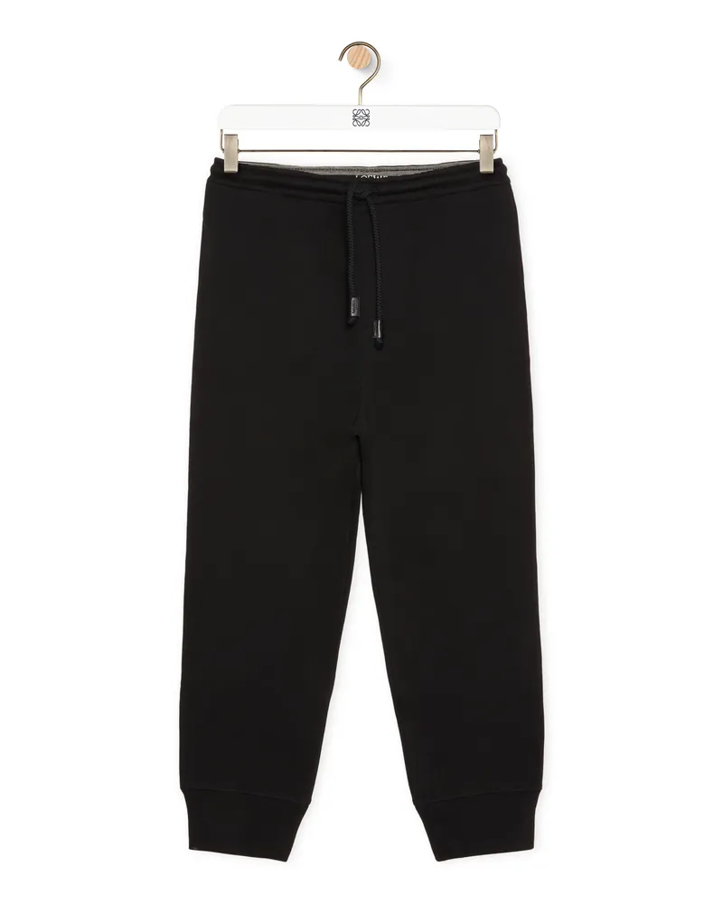 Loewe Luxury Sweatpants in cotton Black