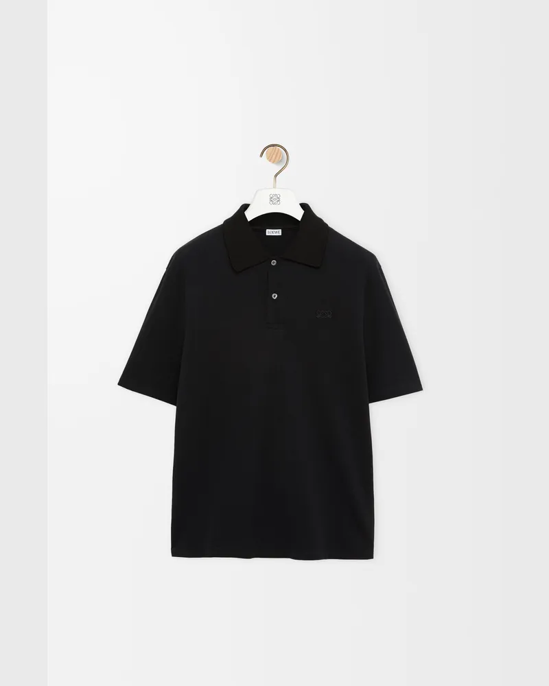 Loewe Polo In Cotton Size Hombre Black