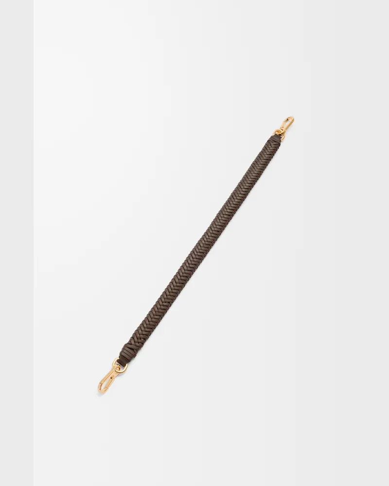 Loewe Arrow Short Strap In Leather skin Mujer Chocolate