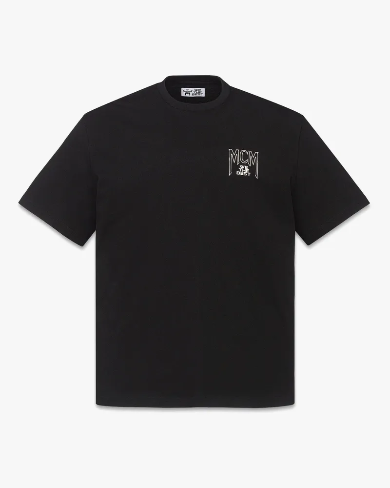 MCM x We The Best Logo-T-Shirt Black