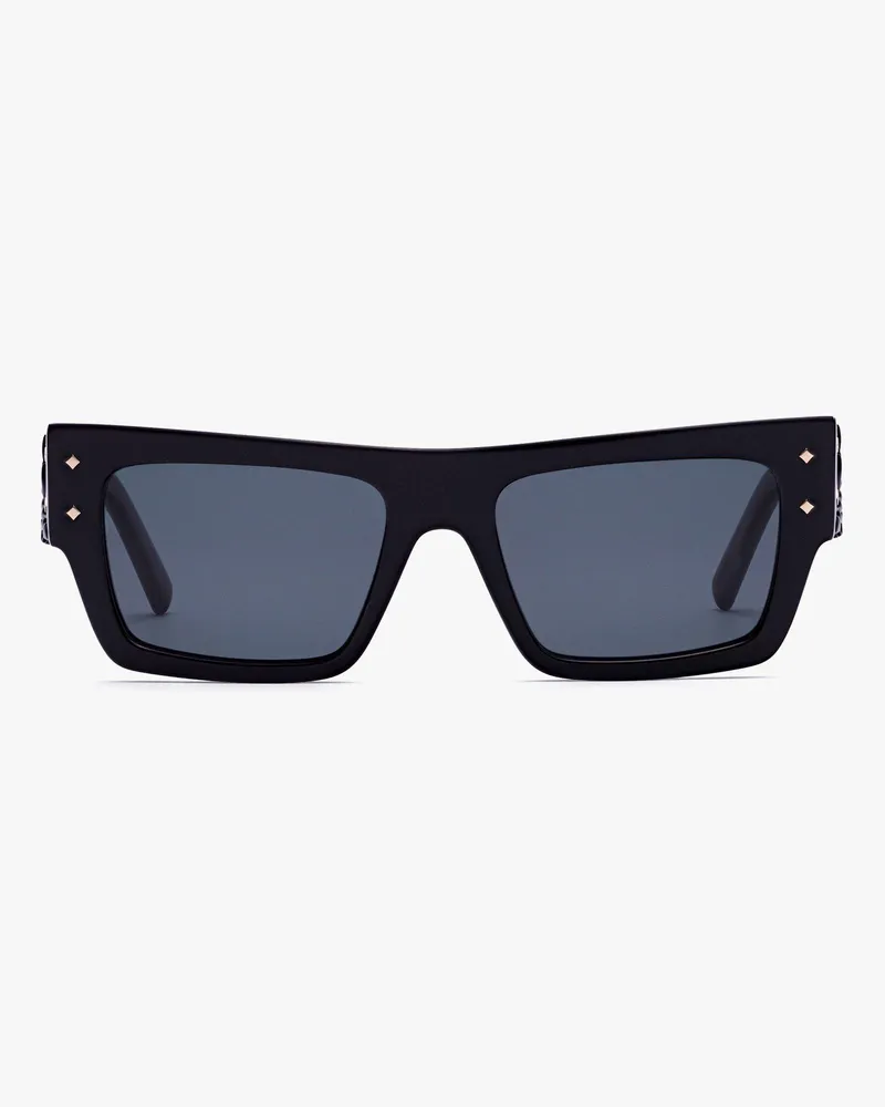MCM Sonnenbrille Laurel mit geometrischem Design Black
