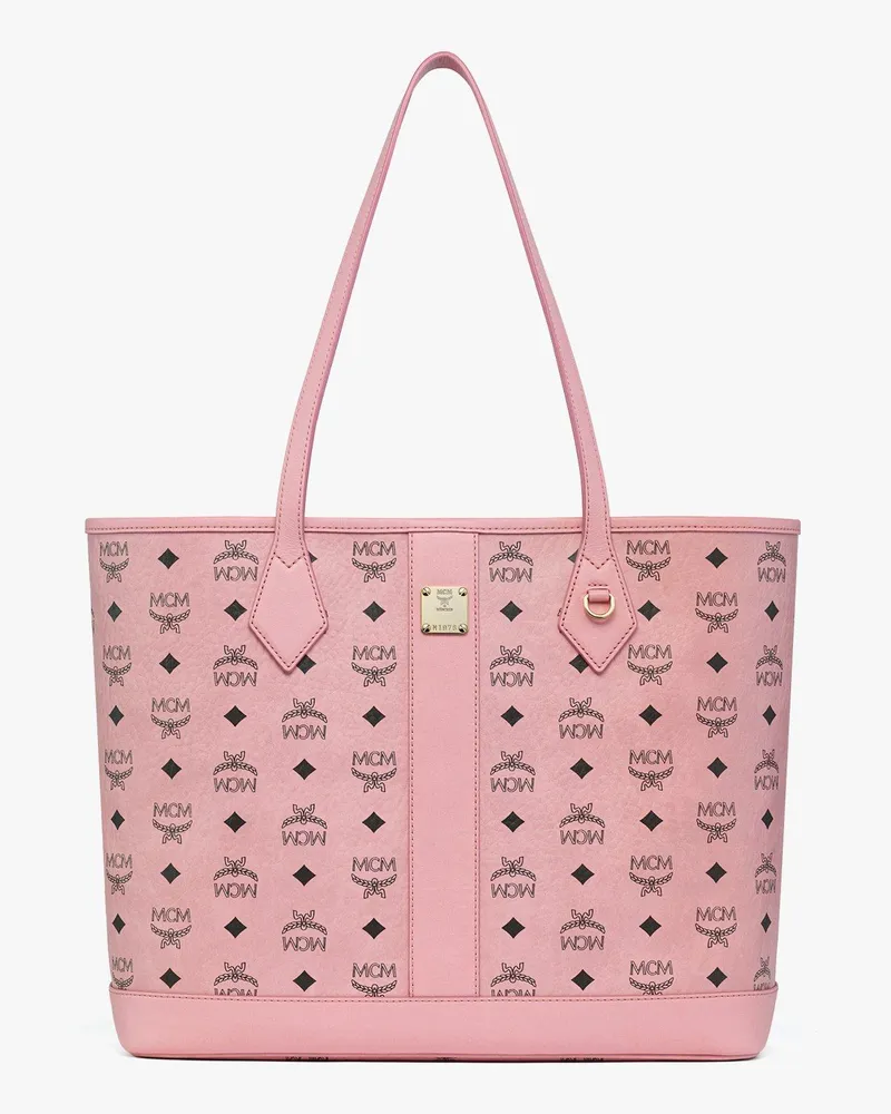 MCM Leni Shopper in Visetos SOFT PINK VISETOS Soft