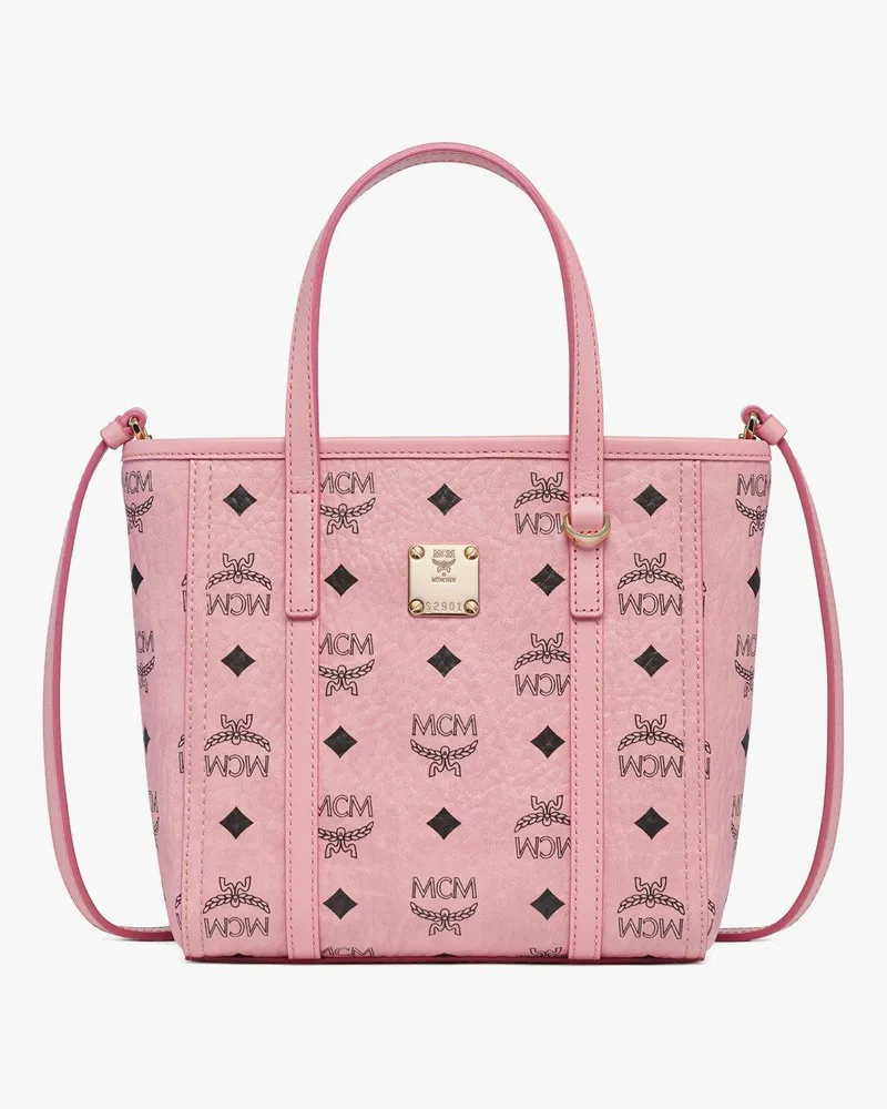MCM Leni Shopper in Visetos SOFT PINK VISETOS Soft