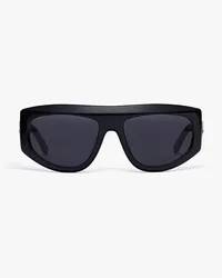 MCM Unisex Quadratische Sonnenbrille Black