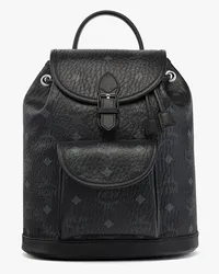 MCM Aren Rucksack mit Kordelzug in Visetos Black