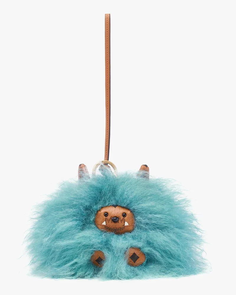MCM Aren Marsdog Anhänger aus Kunstfell und Visetos Blue