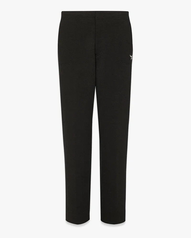 MCM Hose Essential aus Romanit mit Kordelzug Black