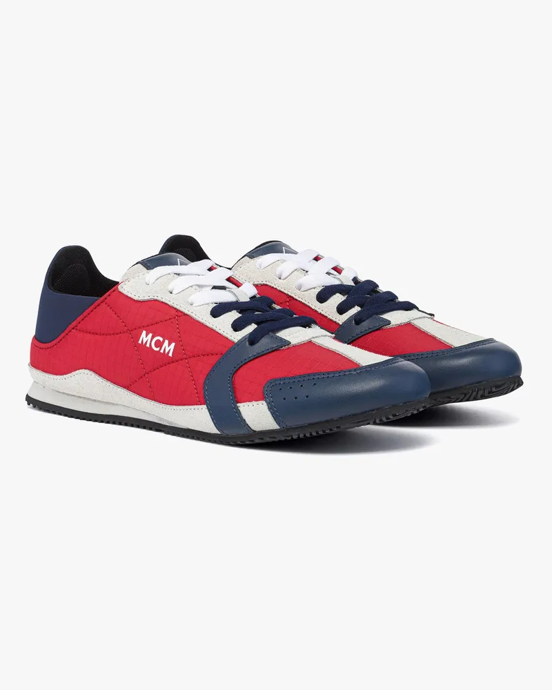 MCM Sneaker Federlite aus Ripstop-Nylon Multi