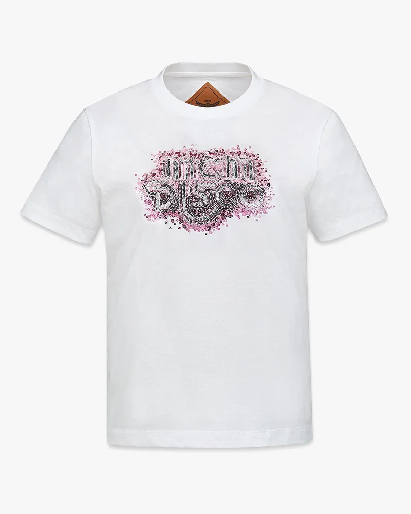 MCM T-Shirt Disco Sequin White