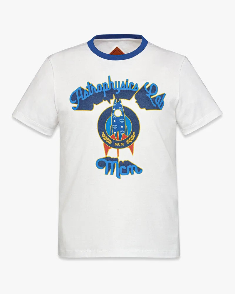 MCM T-Shirt Astrophysics Lab aus Bio-Baumwolle White