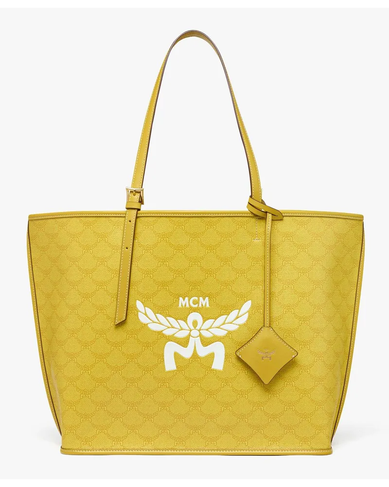 MCM Himmel Shopper in Lauretos Lemon