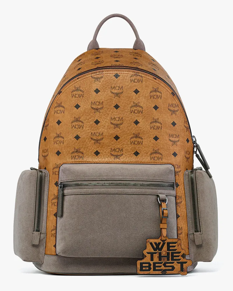 MCM Ottomar Weekender in Disco Visetos COGNAC VISETOS Cognac