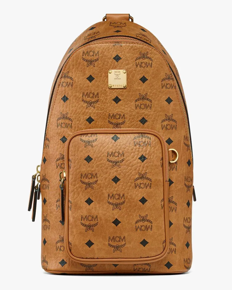 MCM Ottomar Weekender in Disco Visetos COGNAC VISETOS Cognac