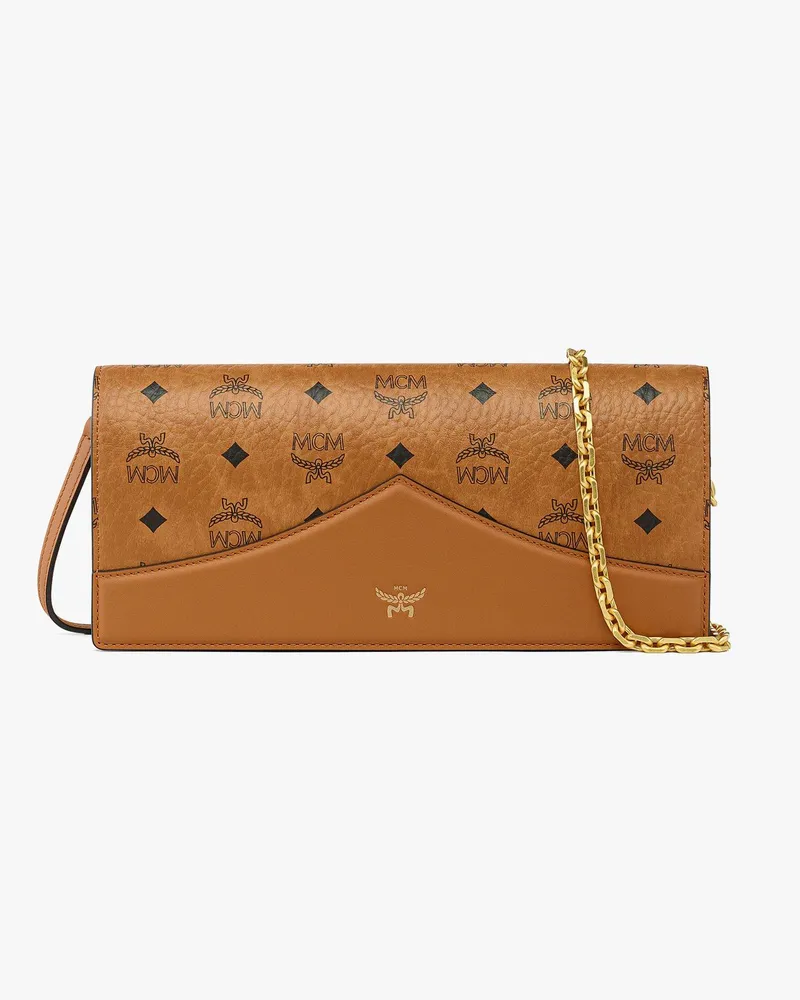 MCM Ottomar Weekender in Disco Visetos COGNAC VISETOS Cognac