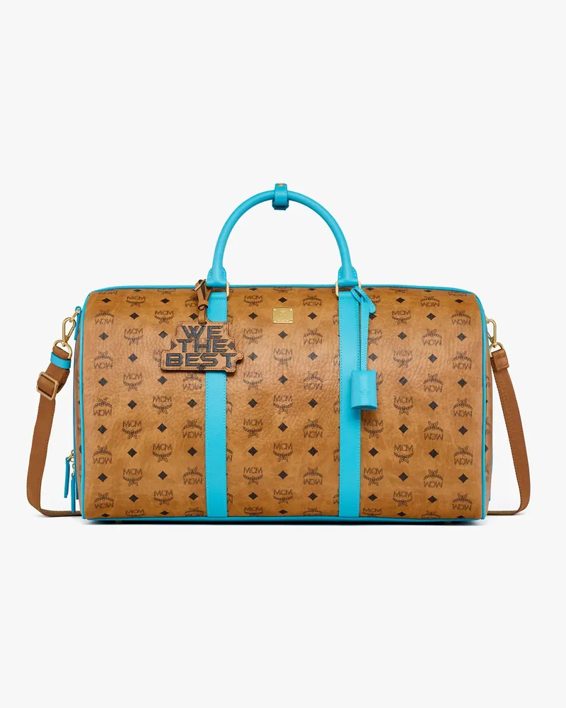 MCM MCM x We The Best Ottomar Weekender in Visetos COGNAC VISETOS Cognac