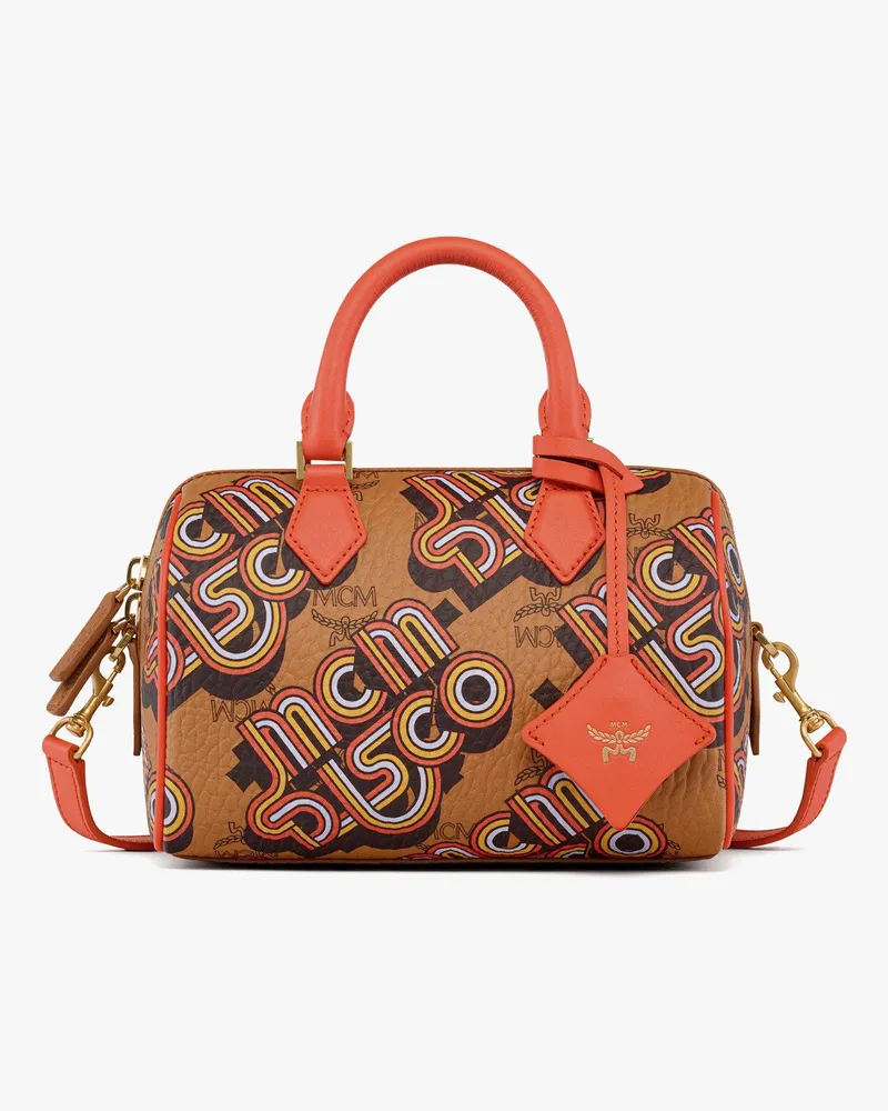 MCM Ottomar Weekender in Disco Visetos COGNAC VISETOS Cognac