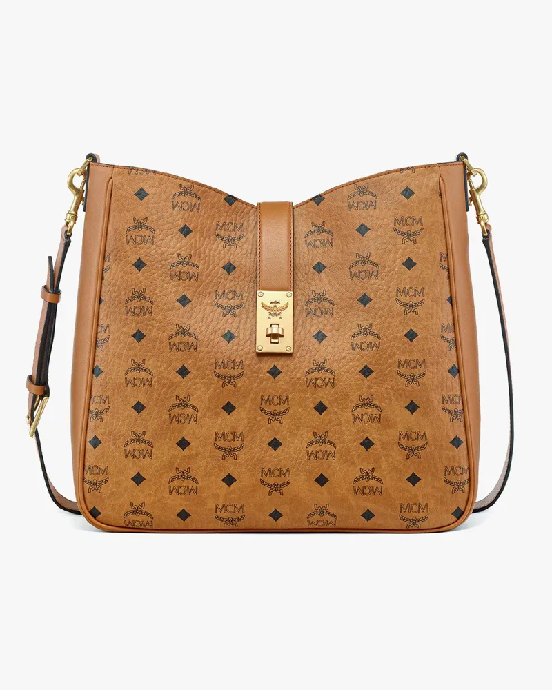 MCM Ottomar Weekender in Disco Visetos COGNAC VISETOS Cognac