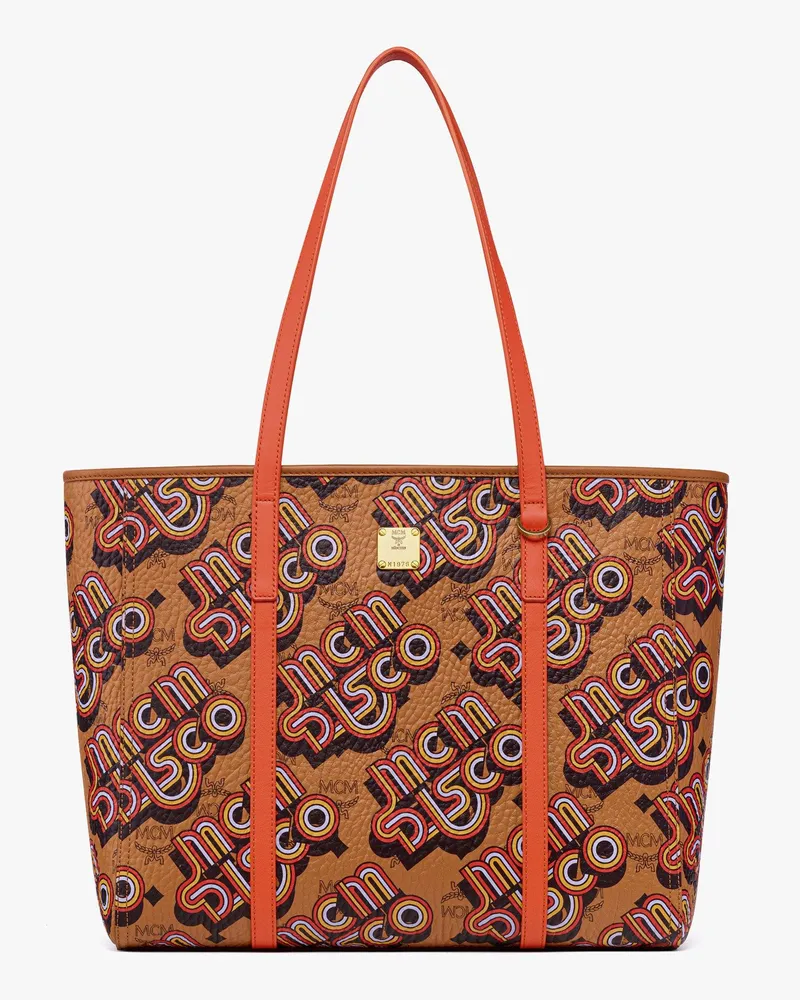 MCM Ottomar Weekender in Disco Visetos COGNAC VISETOS Cognac