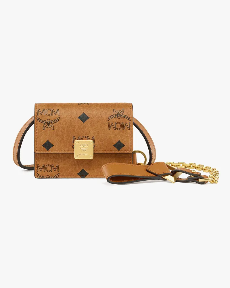 MCM Ottomar Weekender in Disco Visetos COGNAC VISETOS Cognac
