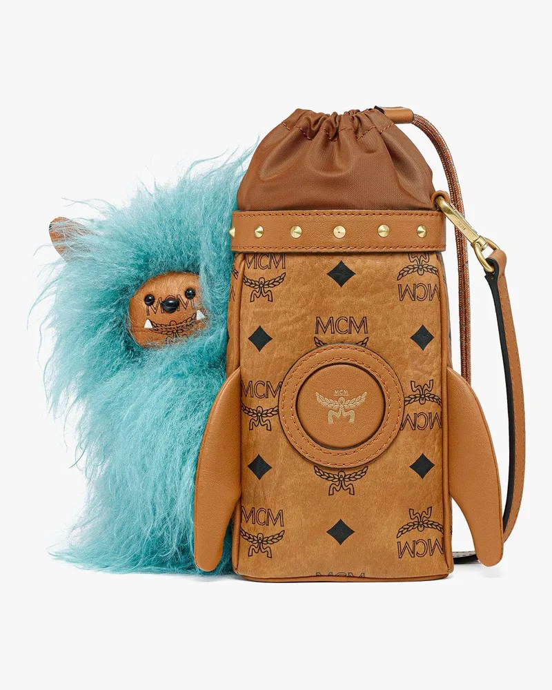 MCM Ottomar Weekender in Disco Visetos COGNAC VISETOS Cognac