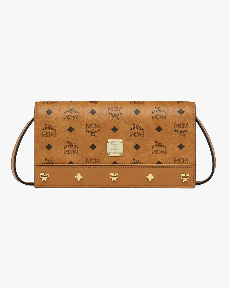 MCM Ottomar Weekender in Disco Visetos COGNAC VISETOS Cognac