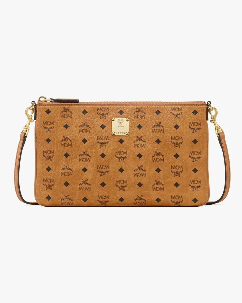 MCM Ottomar Weekender in Disco Visetos COGNAC VISETOS Cognac