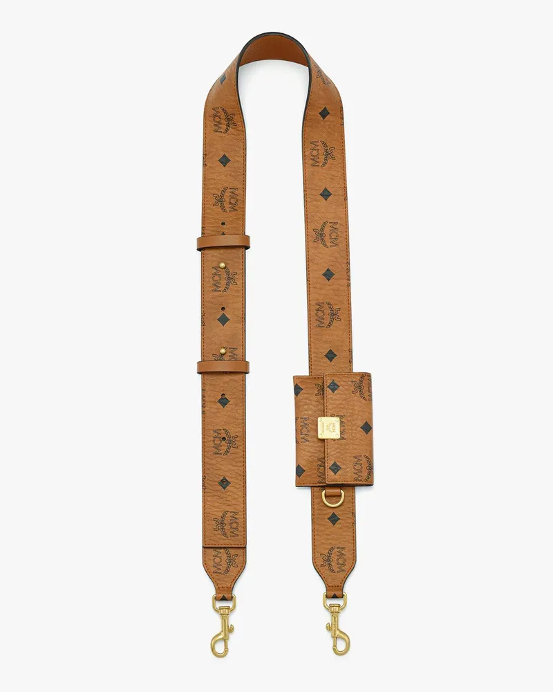 MCM Ottomar Weekender in Disco Visetos COGNAC VISETOS Cognac