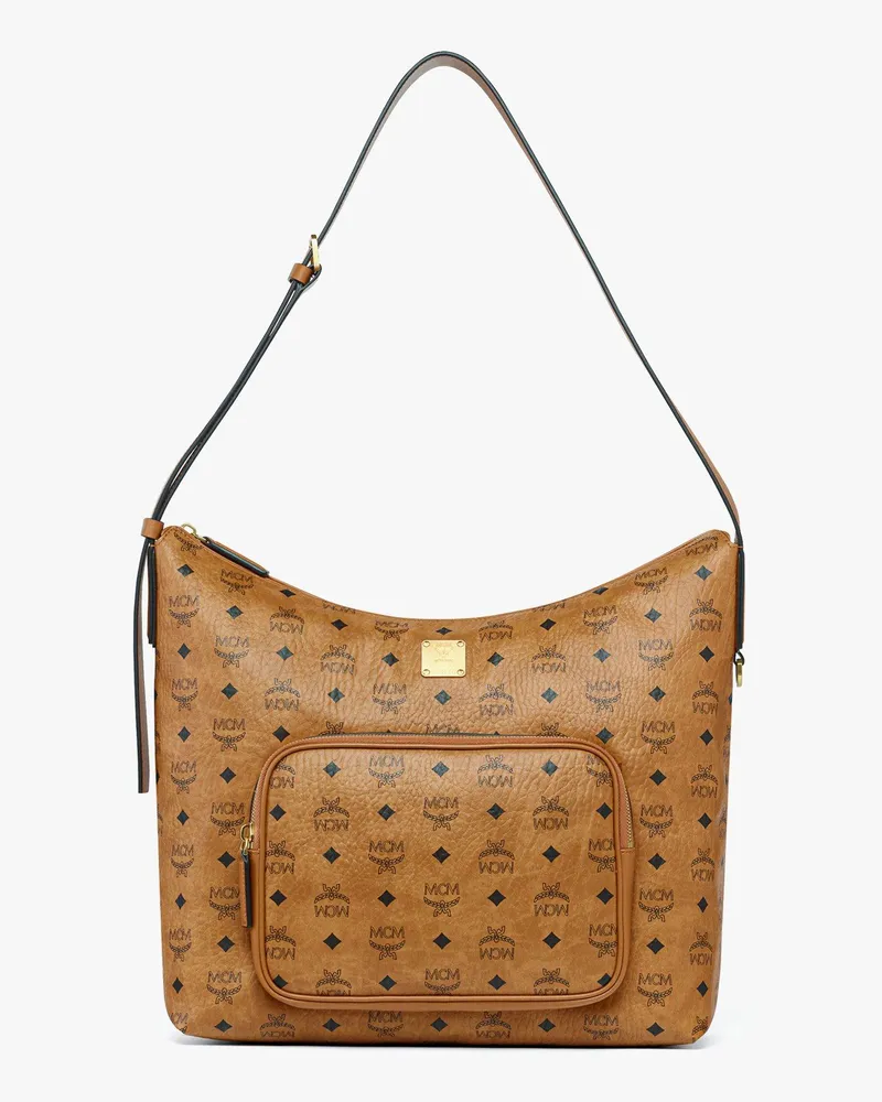 MCM Ottomar Weekender in Disco Visetos COGNAC VISETOS Cognac