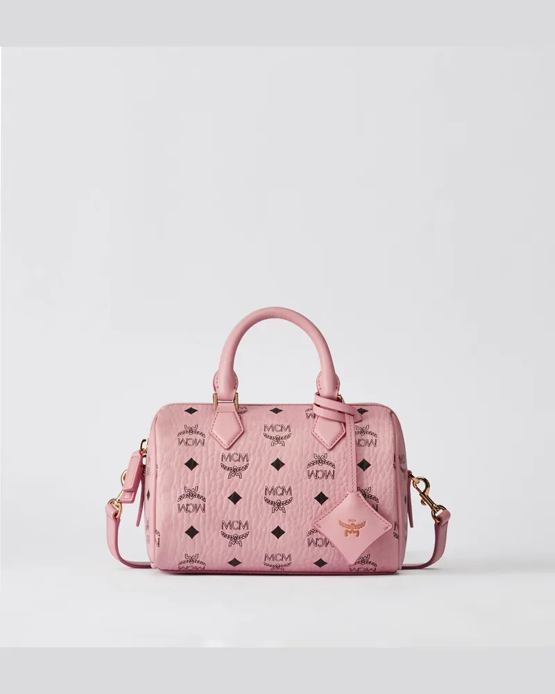 MCM Ella Boston Tasche in Visetos Soft