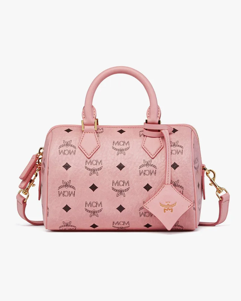 MCM Ella Boston-Tasche in Visetos Soft