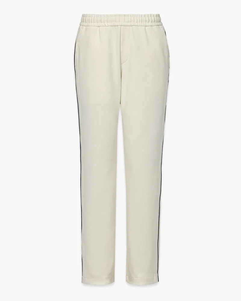 MCM Trainingshose Essential aus Romanit mit Logo Ivory