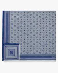 MCM Jacquard-Schal mit Monogramm Sodalite