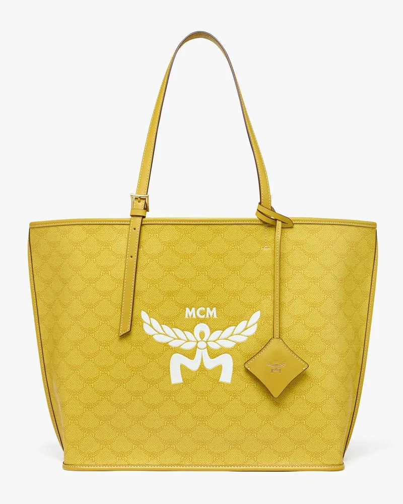 MCM Himmel Shopper in Lauretos Lemon